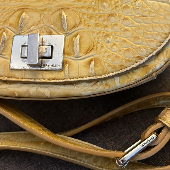 Coming up! Brahmin Mini Sonny Crossbody in SAFFRON 💛 - Picture 2 of 6